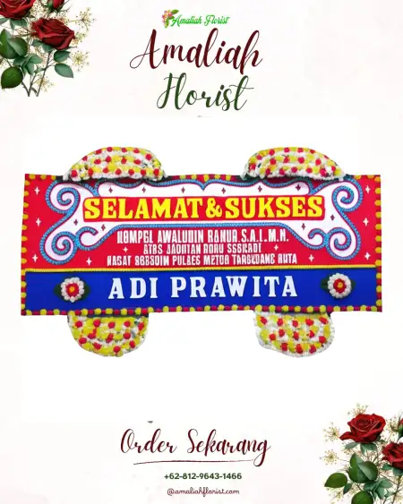 Papan Bunga Ucapan Selamat Lito