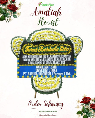 Papan Bunga Duka di Lito