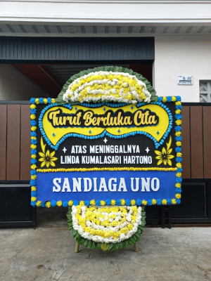 Papan Bunga Duka di Lito
